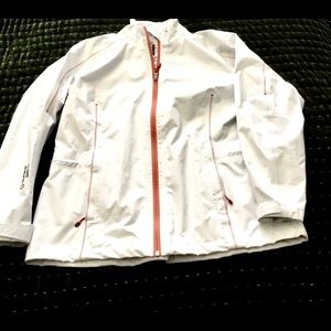 SUNICE Women’s Hurricane Gore-Tex Athletic Jacket Tan White XL